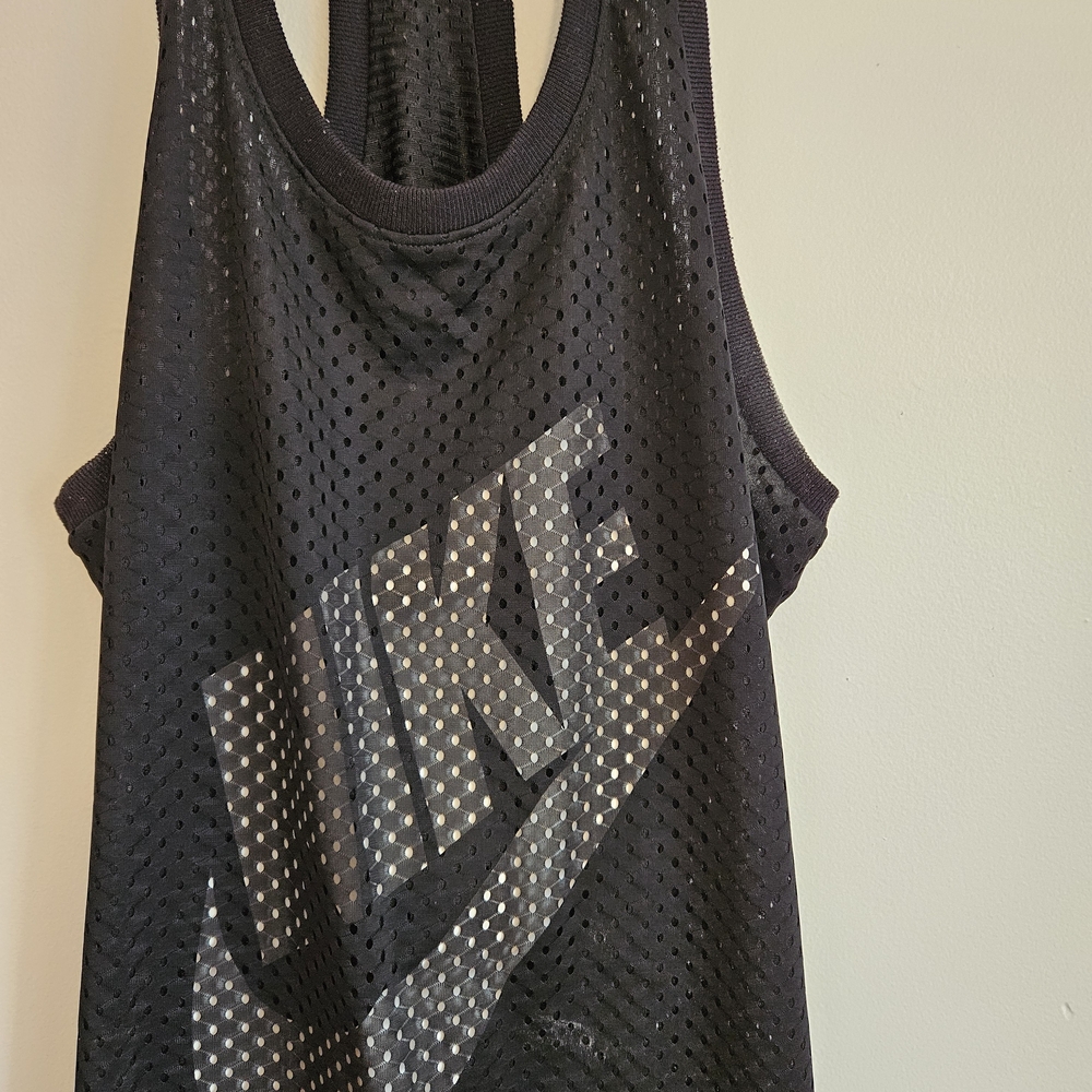 Nike Women's Black Mesh Tank Top